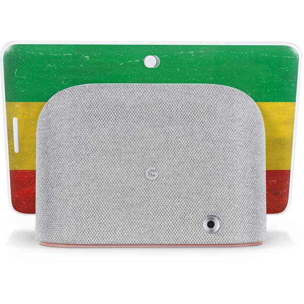 Ethiopia Flag Distressed Google Home Hub Skin