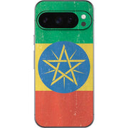 Ethiopia Flag Distressed Google Pixel 10 Pro XL Skin