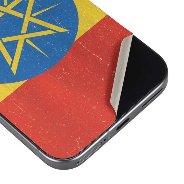 Ethiopia Flag Distressed Google Pixel 10 Pro XL Skin