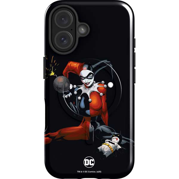 DC Comics Harley Quinn Playfull Pose iPhone 17 Magsafe Impact Case