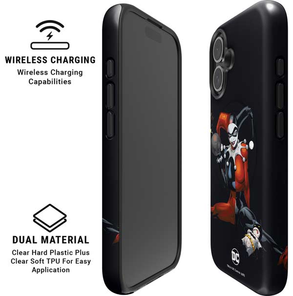 DC Comics Harley Quinn Playfull Pose iPhone 17 Magsafe Impact Case