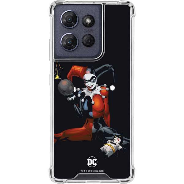 DC Comics Harley Quinn Playfull Pose Moto G 5G (2025) Clear Case