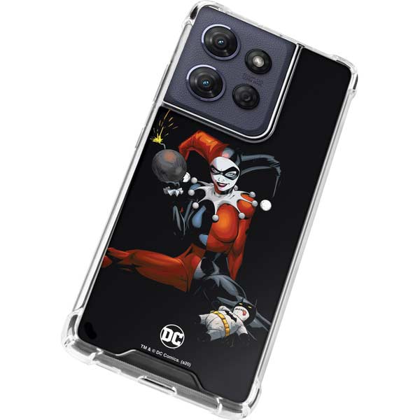 DC Comics Harley Quinn Playfull Pose Moto G Play 5G (2025) Clear Case