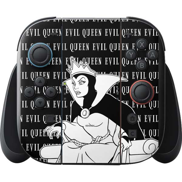 Disney Villains Evil Queen Black and White Nintendo Switch 2 (2025) with Joy-Con Skin
