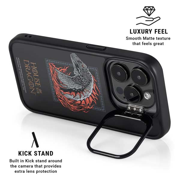 HBO House of the Dragon Eye of The Beholder iPhone 14 Pro Kickstand Case