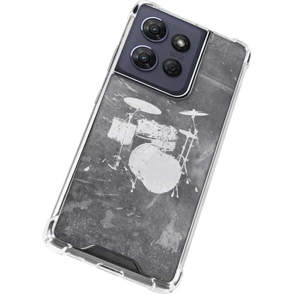 Faded Drumset Moto G Play 5G (2025) Clear Case