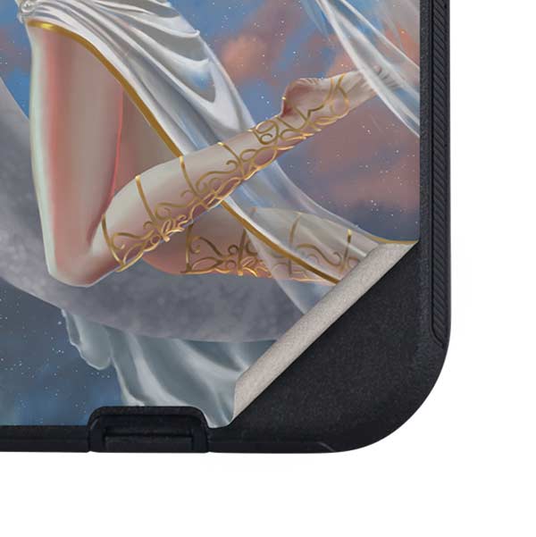 Fairy on Moon with Birds by Nene Thomas Otterbox Defender iPhone Skin