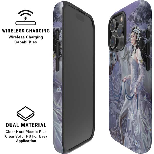 Fairy with Horse in Snow by Nene Thomas iPhone 16 Pro Max Magsafe Impact Case