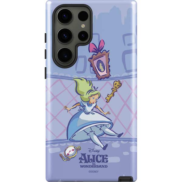 Disney Alice in Wonderland Falling down the Rabbit Hole Galaxy S23 Ultra Pro Case