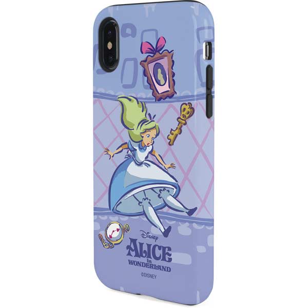 Disney Alice in Wonderland Falling down the Rabbit Hole iPhone XS Pro Case