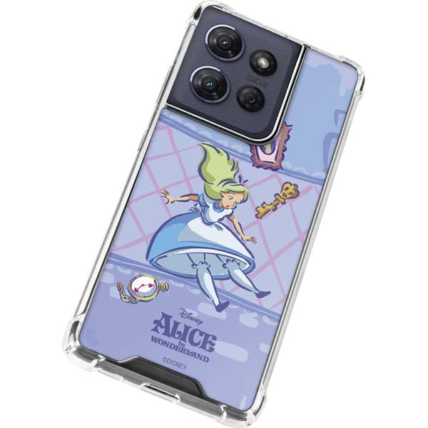 Disney Alice in Wonderland Falling down the Rabbit Hole Moto G Play 5G (2025) Clear Case