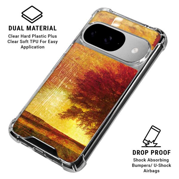 Falling Notes Google Pixel 10 Clear Case