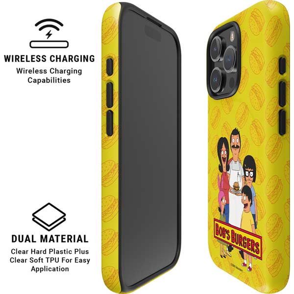 Bobs Burgers Family Portrait iPhone 16 Pro Magsafe Impact Case