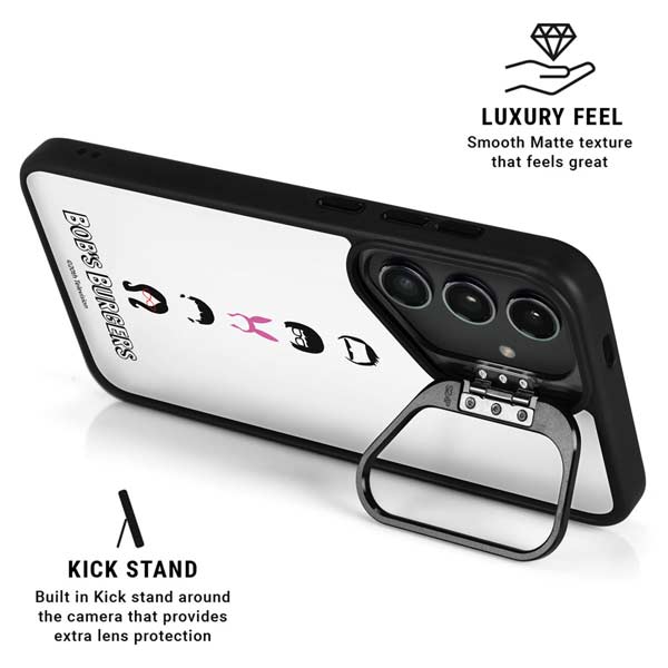 Bobs Burgers Silhouette Galaxy S26 Ultra Kickstand Case