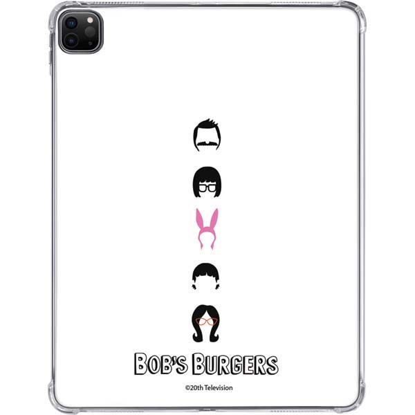 Bobs Burgers Silhouette iPad Pro 11in (2024) Clear Case