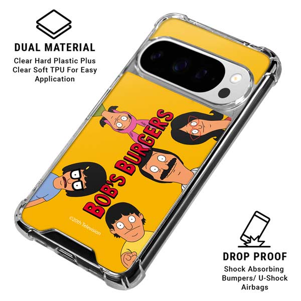 Bobs Burgers Stare Google Pixel 10 Pro XL Clear Case