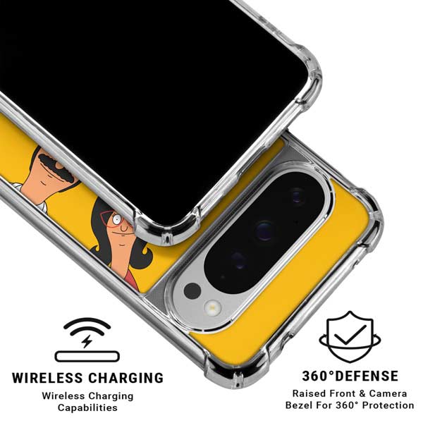Bobs Burgers Stare Google Pixel 10 Pro XL Clear Case