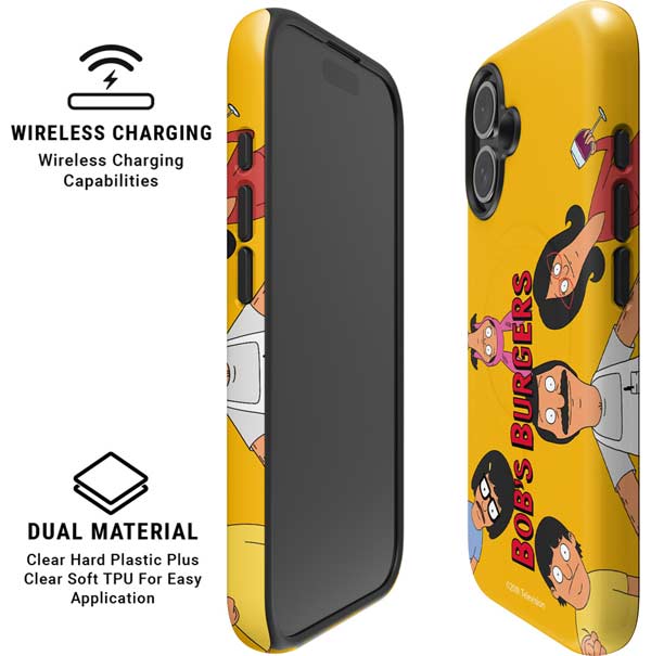 Bobs Burgers Stare iPhone 16 Magsafe Impact Case