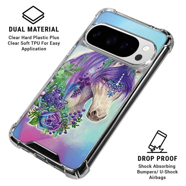 Fantasty Horse by Sheena Pike Google Pixel 10 Pro XL Clear Case