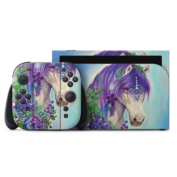Fantasty Horse by Sheena Pike Nintendo Switch 2 (2025) with Joy-Con Skin