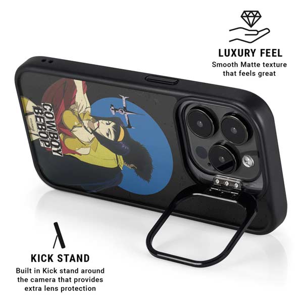 Cowboy Bebop Faye And Spike iPhone 14 Pro Kickstand Case