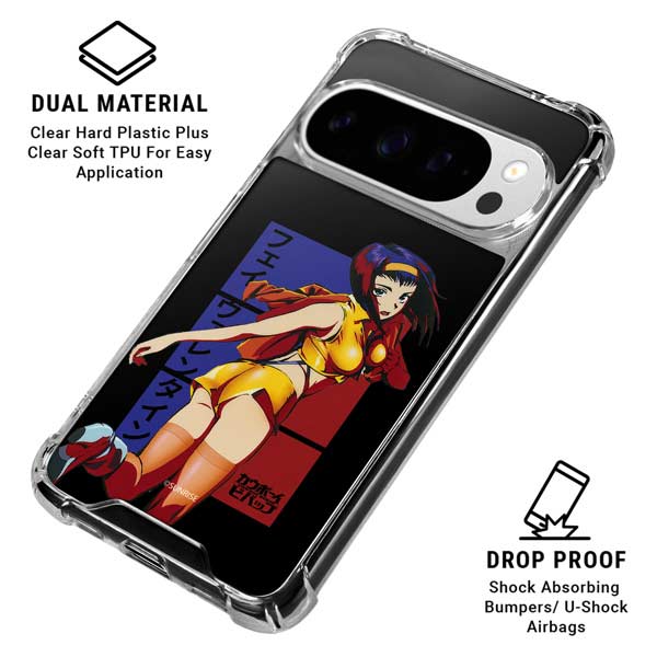 Cowboy Bebop Faye Valentine Google Pixel 10 Pro XL Clear Case