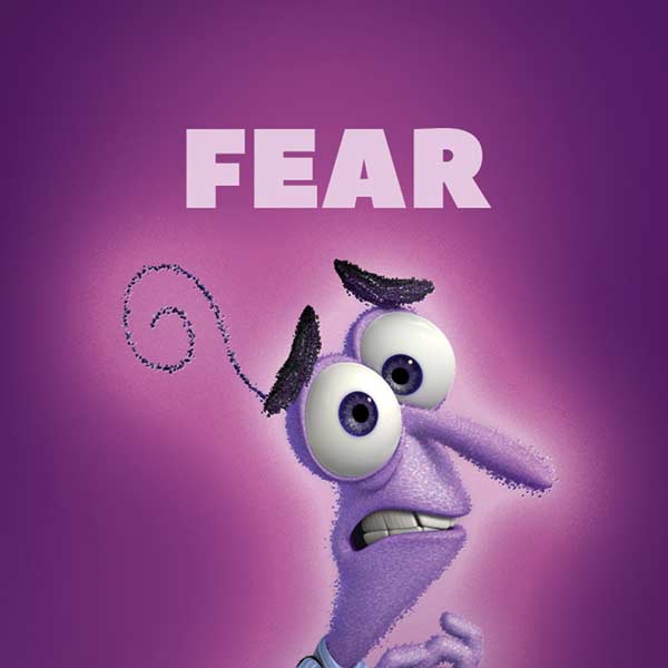 Disney Inside Out Fear Portrait iPhone XS Pro Case