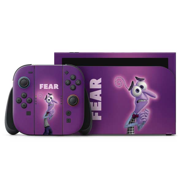 Disney Inside Out Fear Portrait Nintendo Switch 2 (2025) with Joy-Con Skin