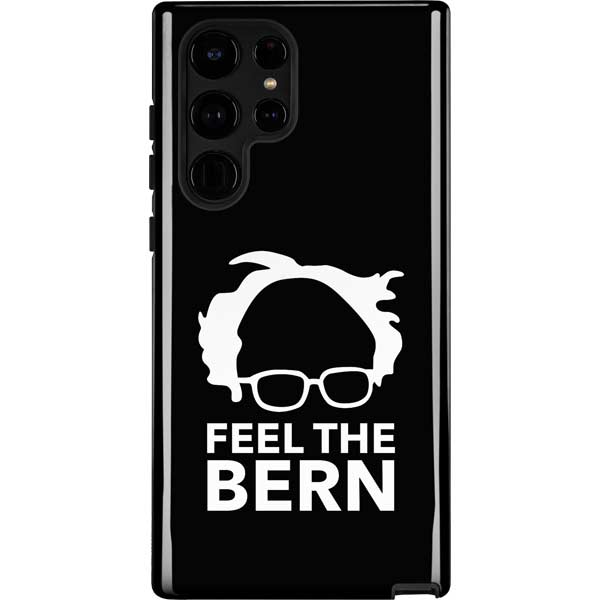 Feel The Bern Outline Galaxy Cases