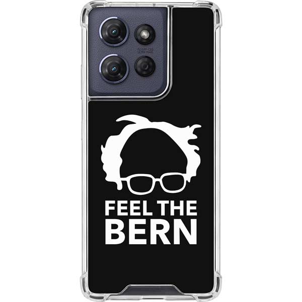 Feel The Bern Outline Moto G 5G (2025) Clear Case