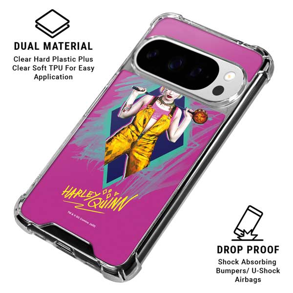 DC Comics Fierce Harley Quinn Google Pixel 10 Pro XL Clear Case