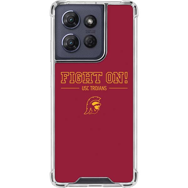 University of Southern California Fight On Moto G Play 5G (2025) Clear Case
