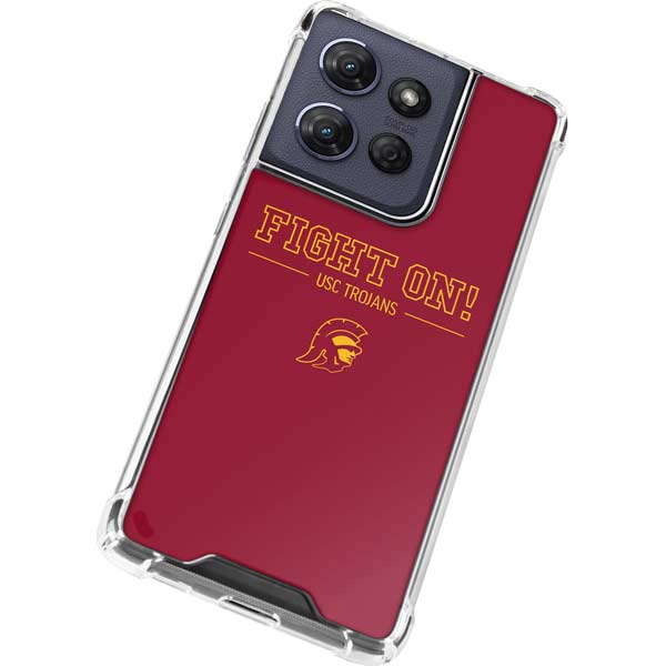 University of Southern California Fight On Moto G Play 5G (2025) Clear Case