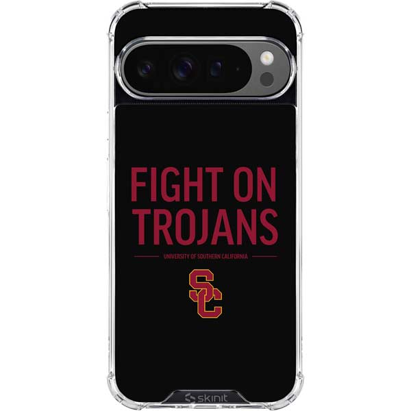 University of Southern California Fight On Trojans Google Pixel 10 Pro XL Clear Case