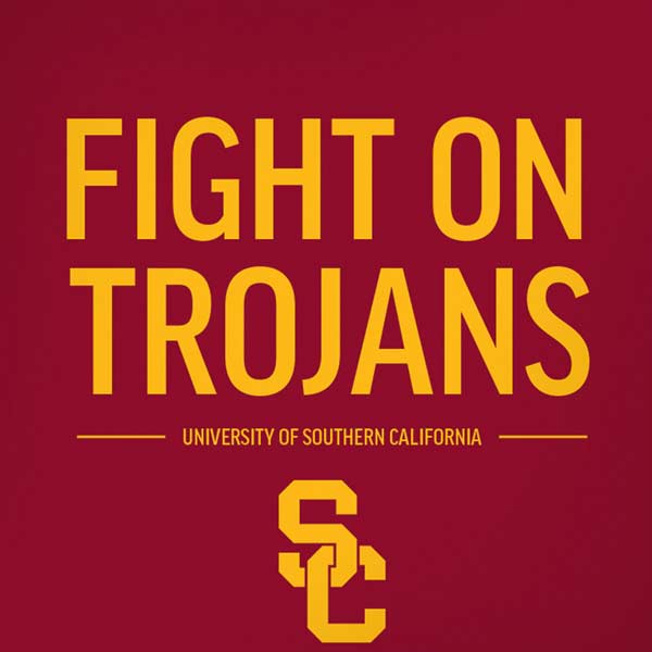University of Southern California Fight On Trojans Red iPhone XS Pro Case