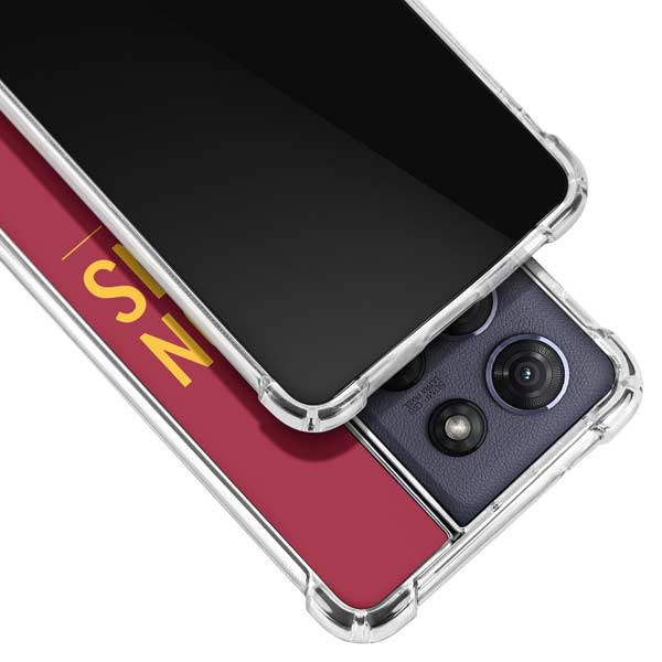 University of Southern California Fight On Trojans Red Moto G 5G (2025) Clear Case