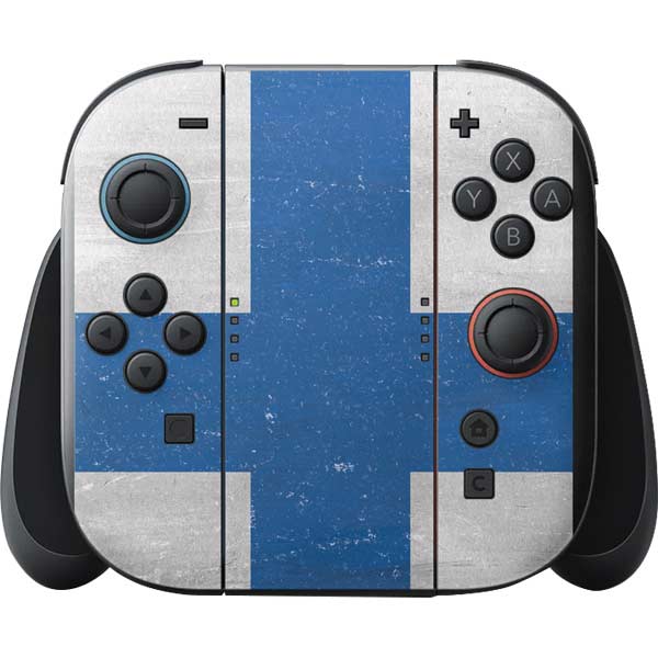 Finland Flag Distressed Nintendo Switch 2 (2025) with Joy-Con Skin