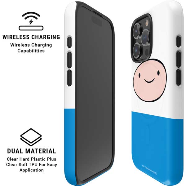 Adult Swim Adventure Time Finn Mertens iPhone 16 Pro Magsafe Impact Case