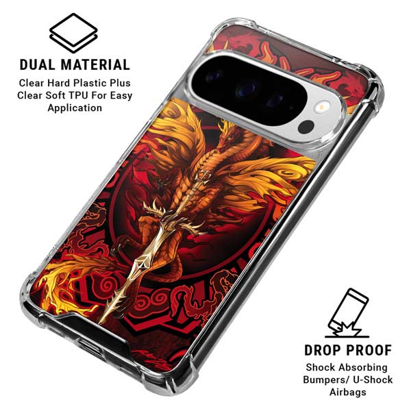 Fire Dragon by Ruth Thompson Google Pixel 10 Pro Clear Case