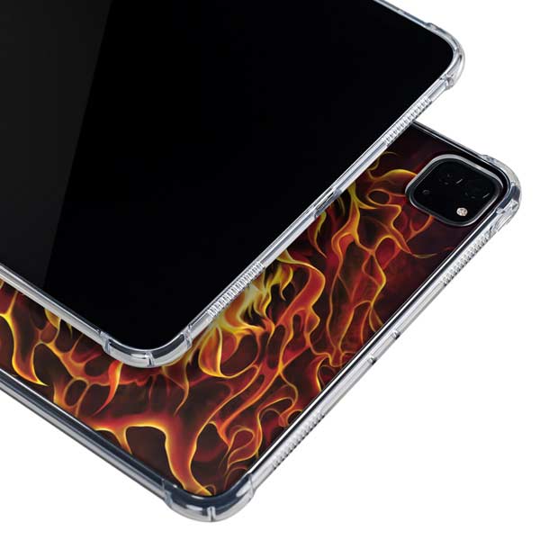 Fire Tiger by Tom Wood iPad Pro 11in (2024) Clear Case