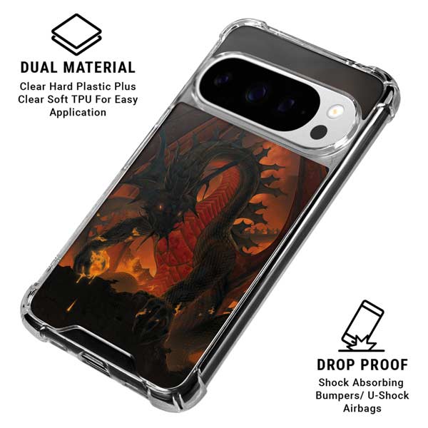 Fireball Dragon by Vincent Hie Google Pixel 10 Pro XL Clear Case