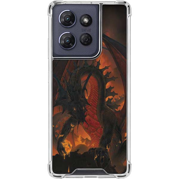 Fireball Dragon by Vincent Hie Moto G Play 5G (2025) Clear Case