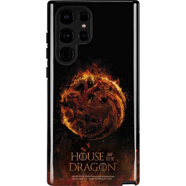 HBO House of the Dragon Flaming Tararyen Sigil Galaxy Cases
