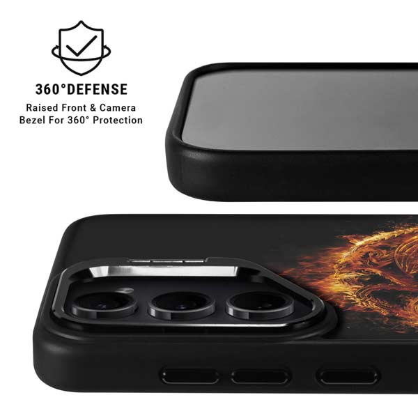 HBO House of the Dragon Flaming Tararyen Sigil Galaxy S26 Plus Kickstand Case