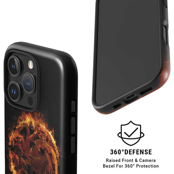 HBO House of the Dragon Flaming Tararyen Sigil iPhone 16 Pro Magsafe Impact Case