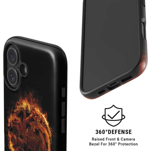 HBO House of the Dragon Flaming Tararyen Sigil iPhone 17 Magsafe Impact Case
