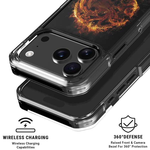 HBO House of the Dragon Flaming Tararyen Sigil iPhone 17 Pro MagSafe Case
