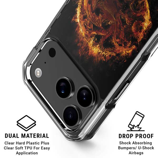 HBO House of the Dragon Flaming Tararyen Sigil iPhone 17 Pro MagSafe Case