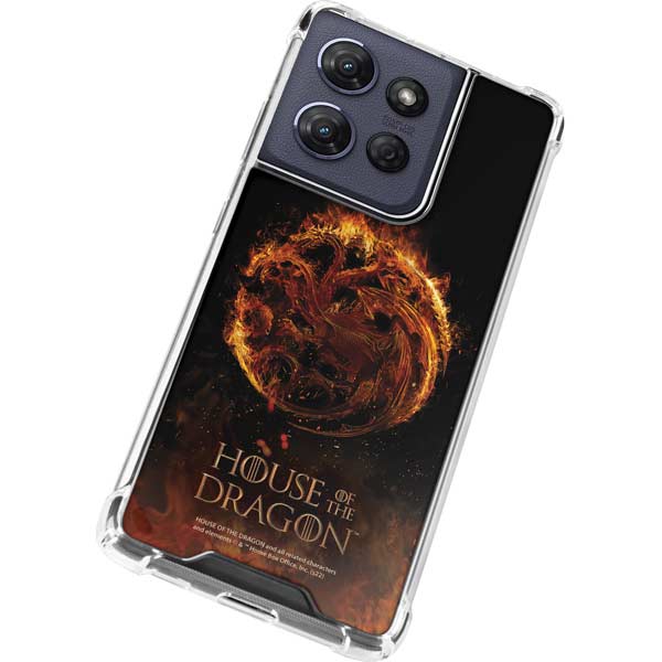 HBO House of the Dragon Flaming Tararyen Sigil Moto G 5G (2025) Clear Case
