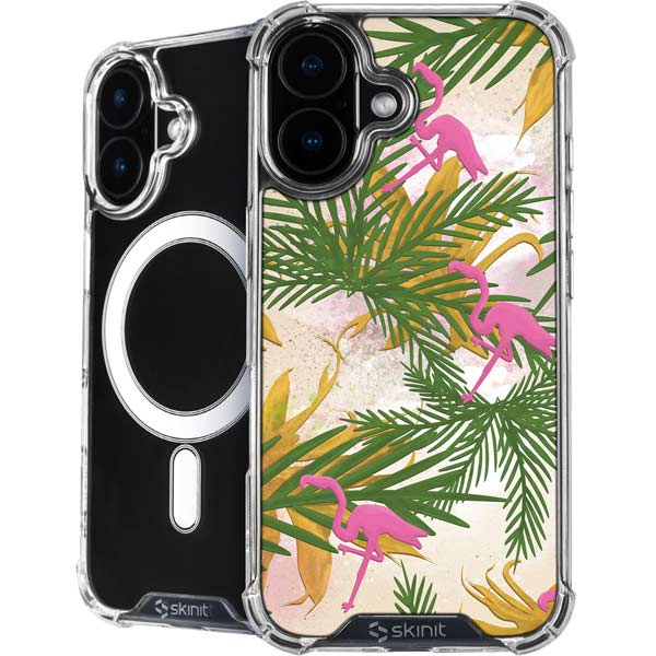 Flamingo Pattern iPhone 16 Plus MagSafe Case